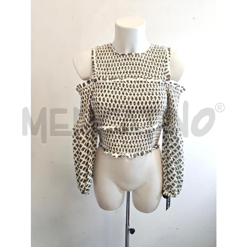 MAGLIA D 5A7 CINQASEPT SPALLA SCOPERTA BIA VERDE ARRICCIATURA | Mercatino dell'Usato Verona fiera 1
