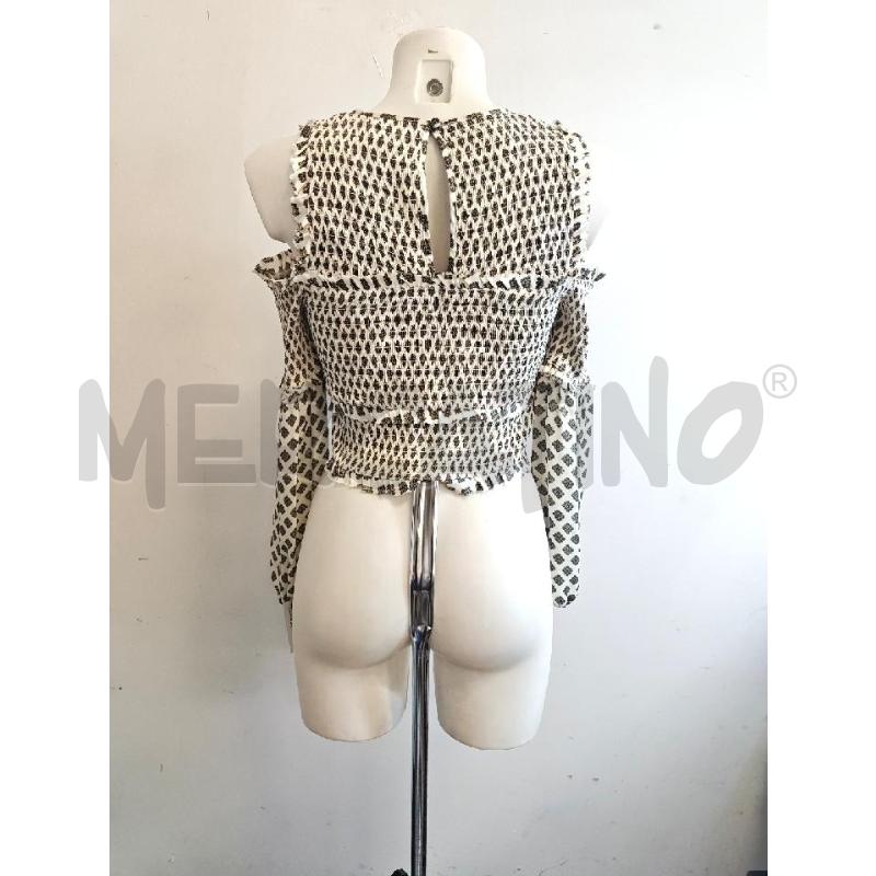 MAGLIA D 5A7 CINQASEPT SPALLA SCOPERTA BIA VERDE ARRICCIATURA | Mercatino dell'Usato Verona fiera 3