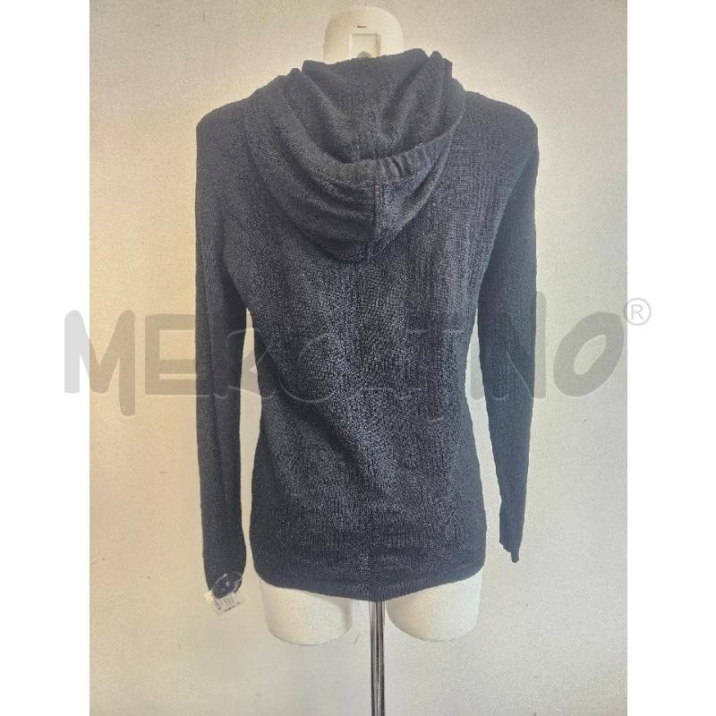 MAGLIA D A FELPA NERA ARMANI JEANS PIED DE POULE  | Mercatino dell'Usato Verona fiera 3