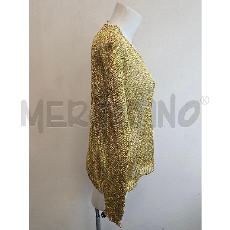 MAGLIA D GENNY  LAMINATA DORATA  | Mercatino dell'Usato Verona fiera 2