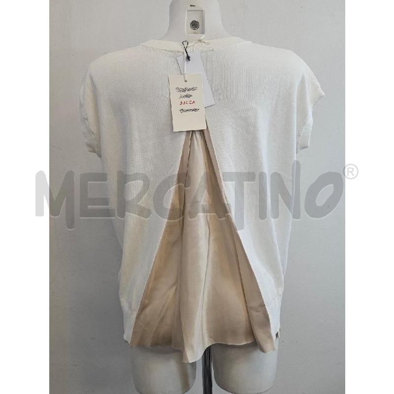 MAGLIA D JUCCA BIANCA CON BALZA FONDO SPACCO DIE  | Mercatino dell'Usato Verona fiera 3