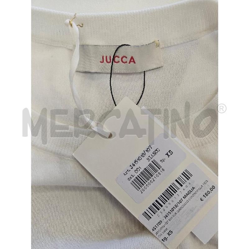 MAGLIA D JUCCA BIANCA CON BALZA FONDO SPACCO DIE  | Mercatino dell'Usato Verona fiera 4