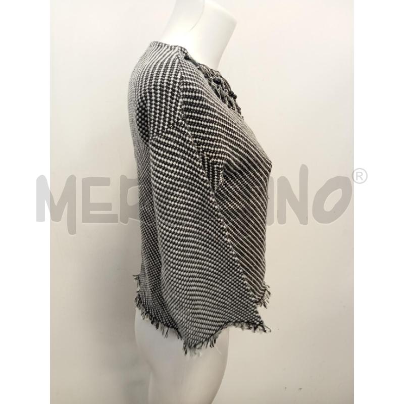 MAGLIA D LUISA SPAGNOLI BIA NERA STRASS APPLICATI  | Mercatino dell'Usato Verona fiera 3