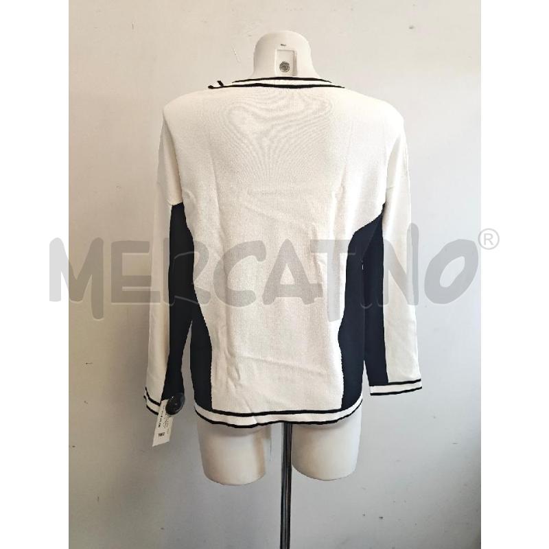 MAGLIA D MARINA RINALDI  BIA NERA INTERNO BORDO ROSA  | Mercatino dell'Usato Verona fiera 3