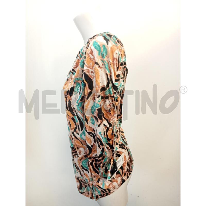 MAGLIA D MISSONI MONOSPALLA BEIGE AZZ NERA  | Mercatino dell'Usato Verona fiera 2