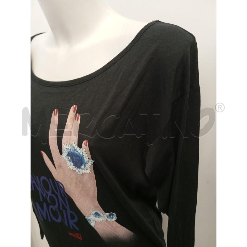 MAGLIA D MOSCHINO LOVE NERA  MANO ANELLO  | Mercatino dell'Usato Verona fiera 2