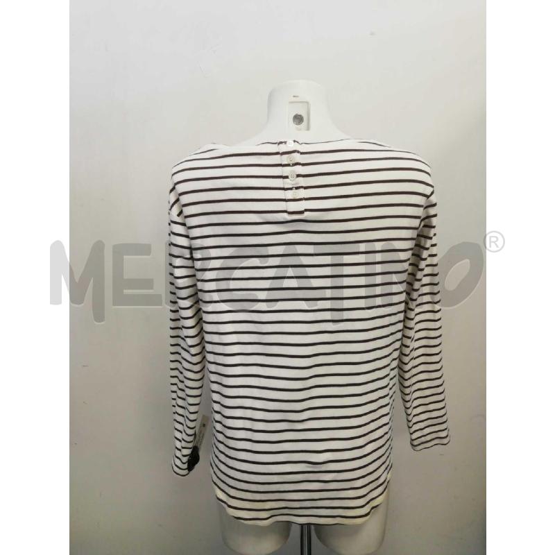 MAGLIA D SEMICOUTURE A RIGHE BIA MARRONE  | Mercatino dell'Usato Verona fiera 3