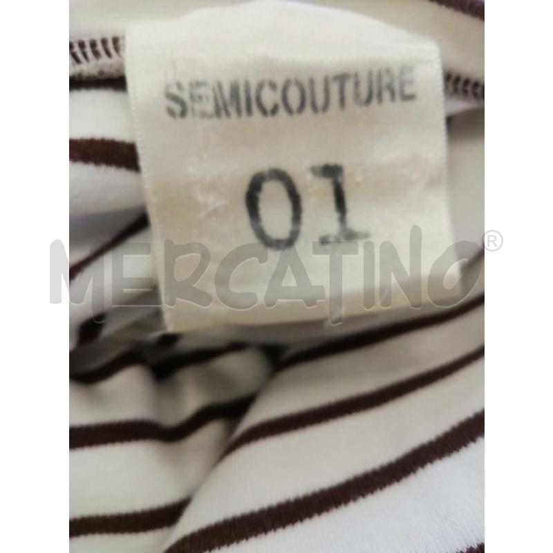 MAGLIA D SEMICOUTURE A RIGHE BIA MARRONE  | Mercatino dell'Usato Verona fiera 4