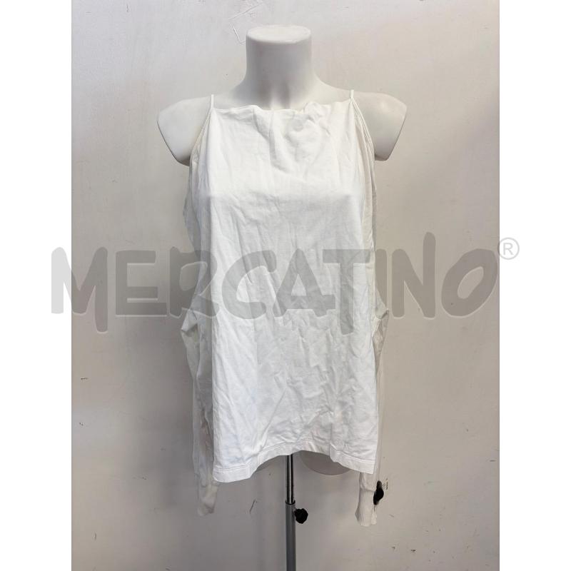 MAGLIA D STEFANO MORTARI BIANCA SPALLA SCOPERTA   | Mercatino dell'Usato Verona fiera 1