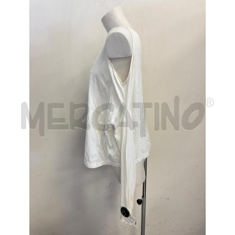 MAGLIA D STEFANO MORTARI BIANCA SPALLA SCOPERTA   | Mercatino dell'Usato Verona fiera 2
