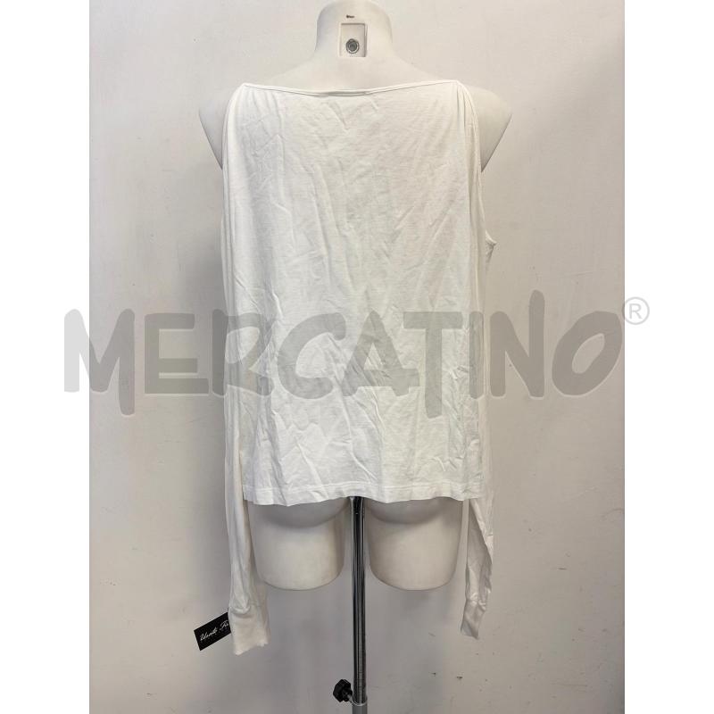 MAGLIA D STEFANO MORTARI BIANCA SPALLA SCOPERTA   | Mercatino dell'Usato Verona fiera 3