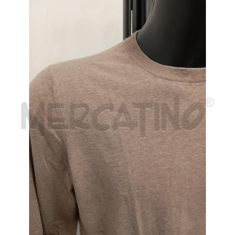 MAGLIA UOMO CUCINELLI COTONE GIROCOLLO MARRONE | Mercatino dell'Usato Verona fiera 2