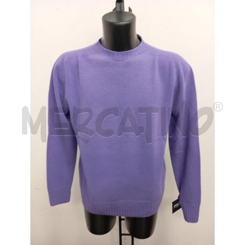 MAGLIA UOMO LUCQUES VIOLA LANA  | Mercatino dell'Usato Verona fiera 1