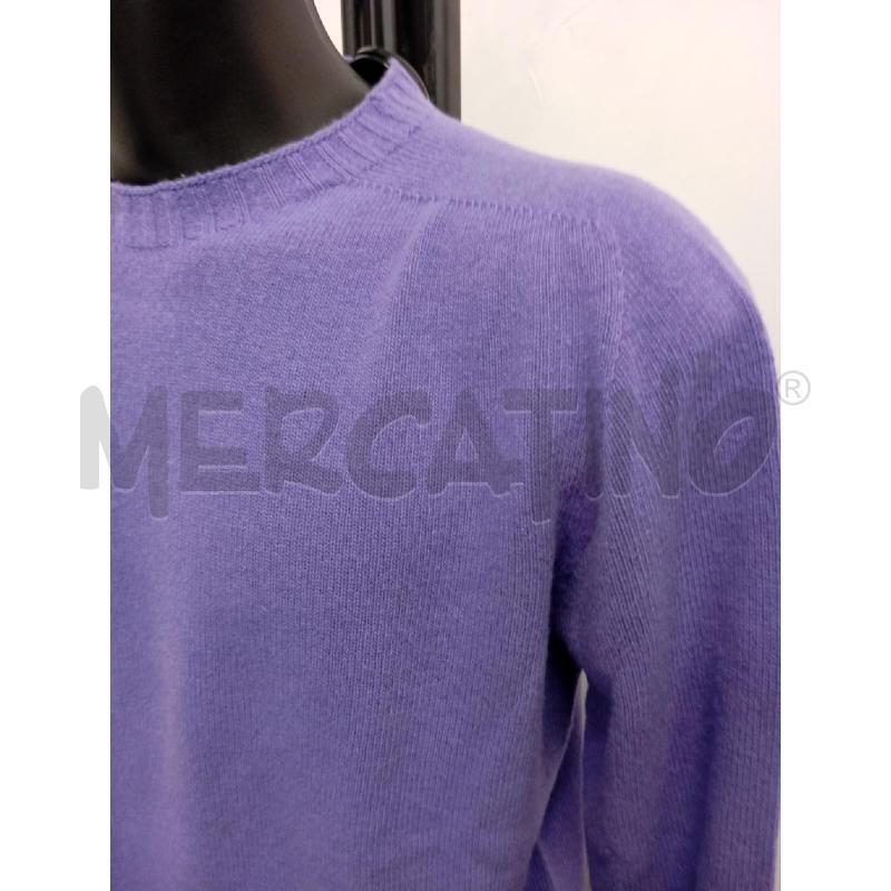 MAGLIA UOMO LUCQUES VIOLA LANA  | Mercatino dell'Usato Verona fiera 2