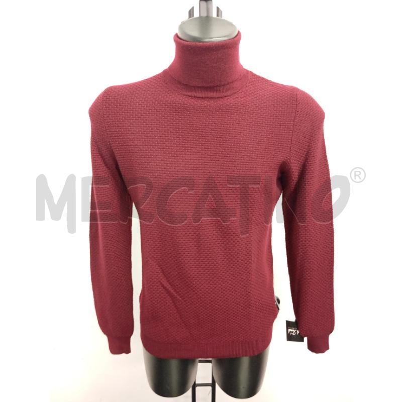 MAGLIA UOMO ZANONE BORDEAUX COLLO ALTO LANA | Mercatino dell'Usato Verona fiera 1