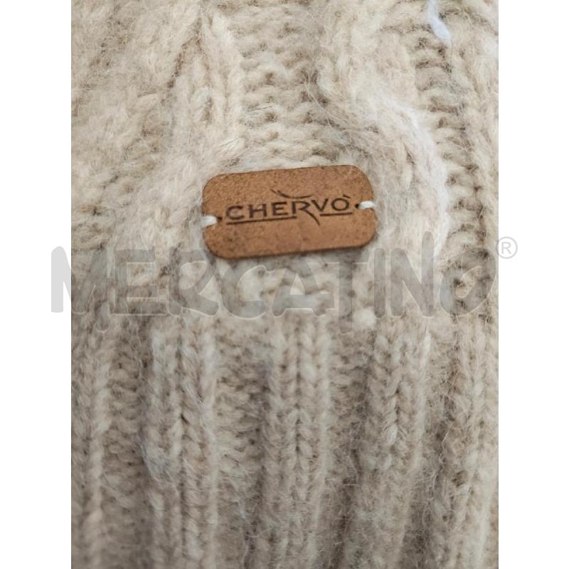 MAGLIONE D CHERVO BEIGE TRECCE  | Mercatino dell'Usato Verona fiera 4