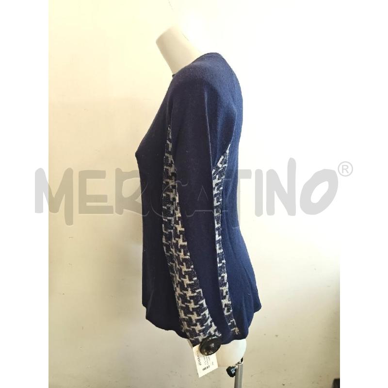 MAGLIONE D CHERVO BLU GRI FANT LATERALE | Mercatino dell'Usato Verona fiera 2