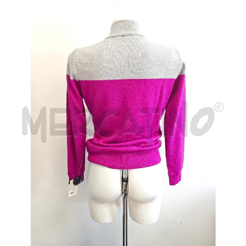 MAGLIONE D CHERVO CERN A META GRIGIO CICLAMINO  | Mercatino dell'Usato Verona fiera 3