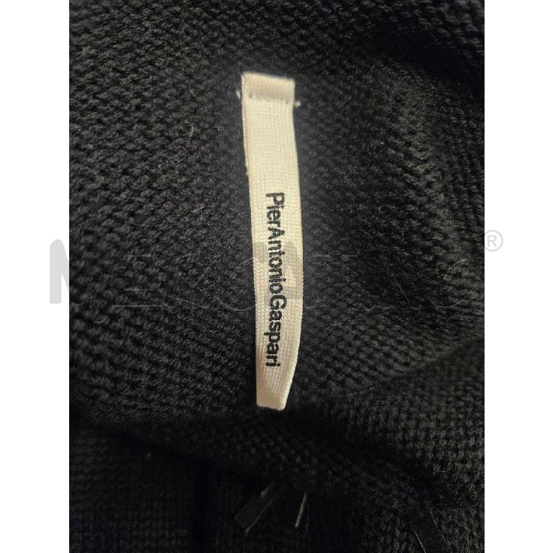 MAGLIONE D PIER ANTONIO GASPARI NERO CON FRANGIA  | Mercatino dell'Usato Verona fiera 4