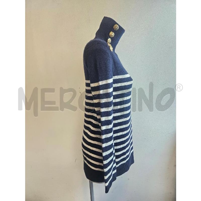 MAGLIONE D SEAFARER RIGHE BIANCO BLU BOTTONI DOR  | Mercatino dell'Usato Verona fiera 2