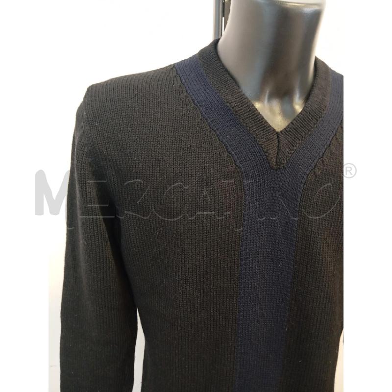 MAGLIONE U ALPHA STUDIO NERO BLU  | Mercatino dell'Usato Verona fiera 2
