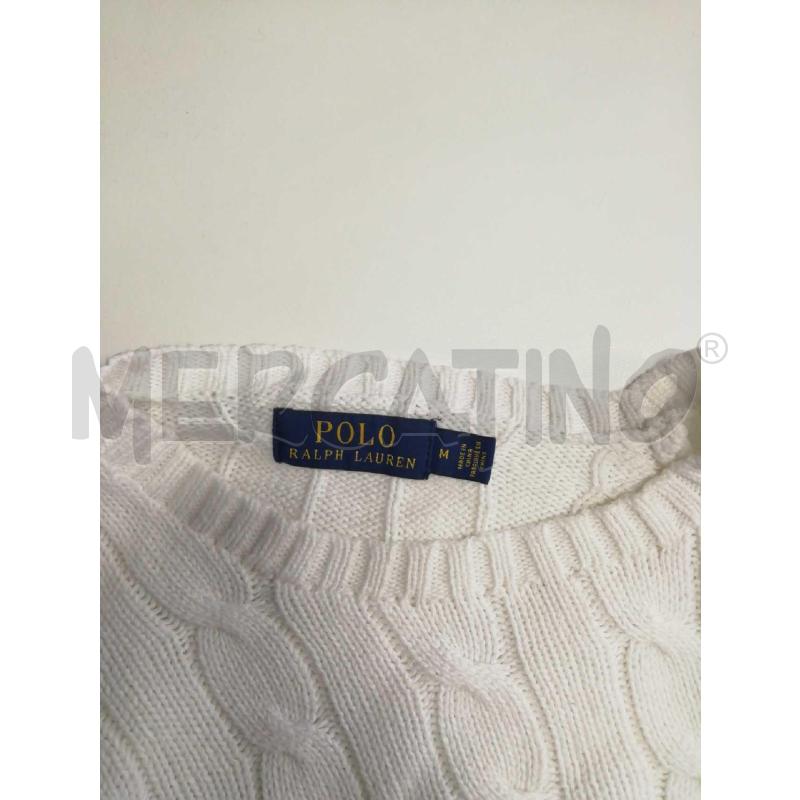 MAGLIONE U RALPH LAUREN BIA LOGO BLU  | Mercatino dell'Usato Verona fiera 4