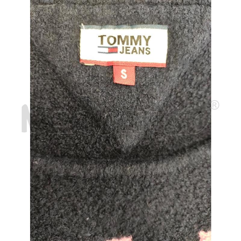 MAGLIONE U TOMMY HILFIGER BLU SCRITTA ROSA  | Mercatino dell'Usato Verona fiera 4