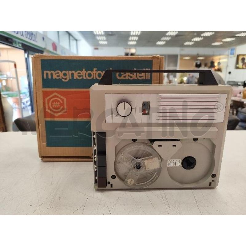 MAGNETOFONO CASTELLI S2005 FUNZ NO COP SCATOLA ORIG | Mercatino dell'Usato Verona fiera 1