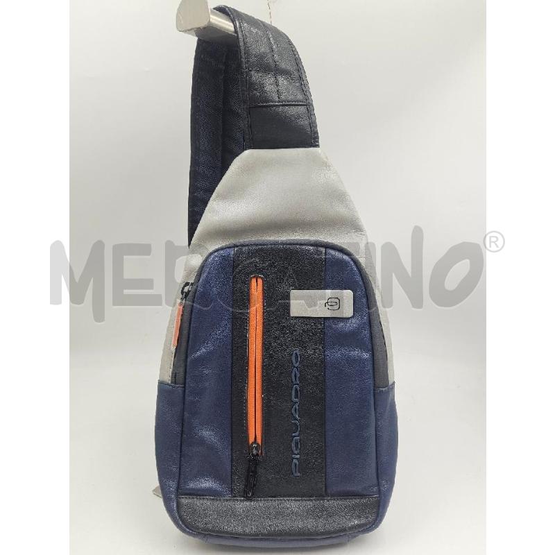 MARSUPIO U PIQUADRO A SPALLA GRI BLU | Mercatino dell'Usato Verona fiera 1