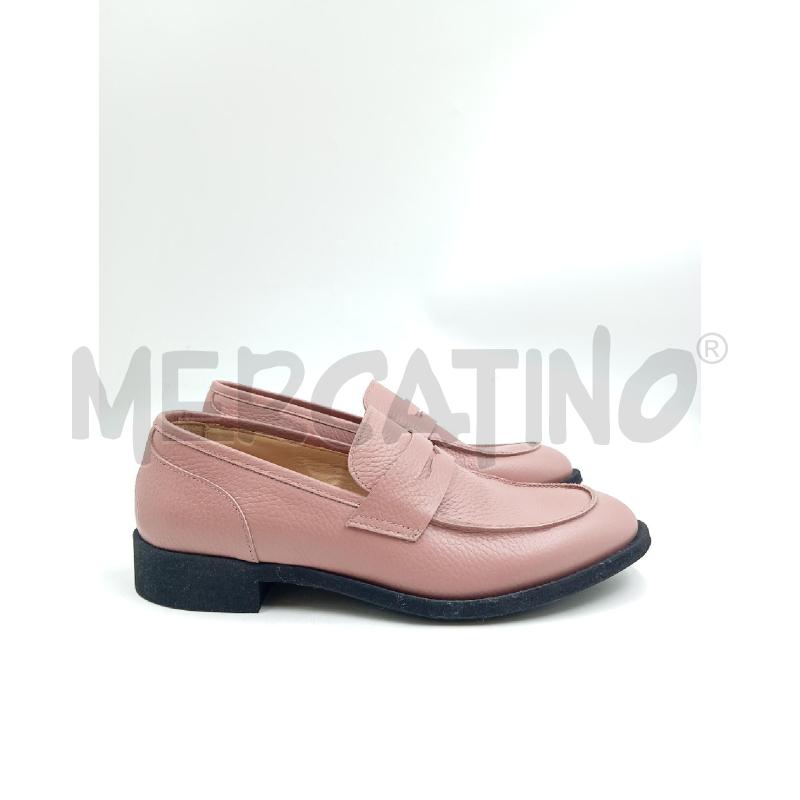 MOCASSINI DONNA SEBOY S ROSA IN PELLE MARTELLATA  | Mercatino dell'Usato Verona fiera 1