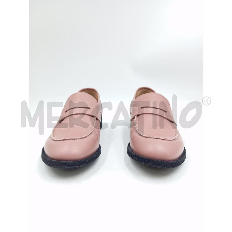 MOCASSINI DONNA SEBOY S ROSA IN PELLE MARTELLATA  | Mercatino dell'Usato Verona fiera 2