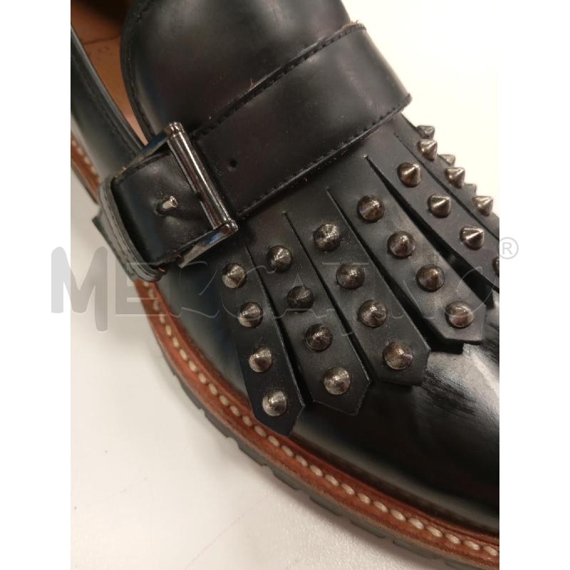 MOCASSINI DONNA VOILE BLANCHE PELLE NERO FRANGE BORCHIE  | Mercatino dell'Usato Verona fiera 5