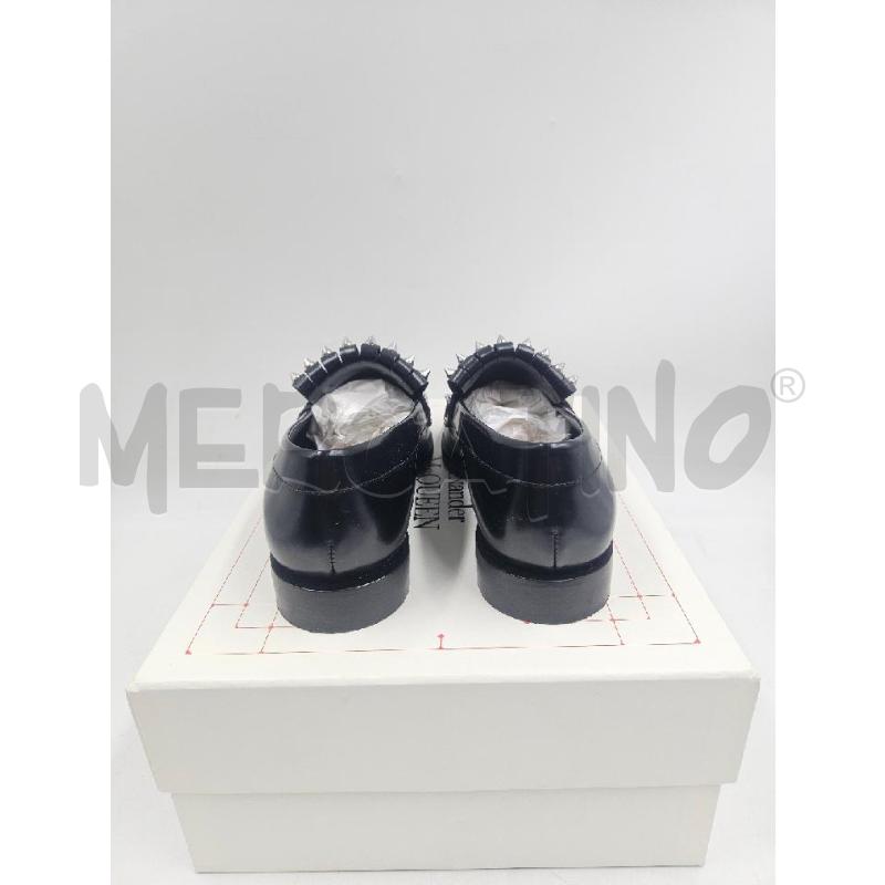 MOCASSINI D ALEXANDER MCQUEEN WATSON NERI CON BORCHIE | Mercatino dell'Usato Verona fiera 3