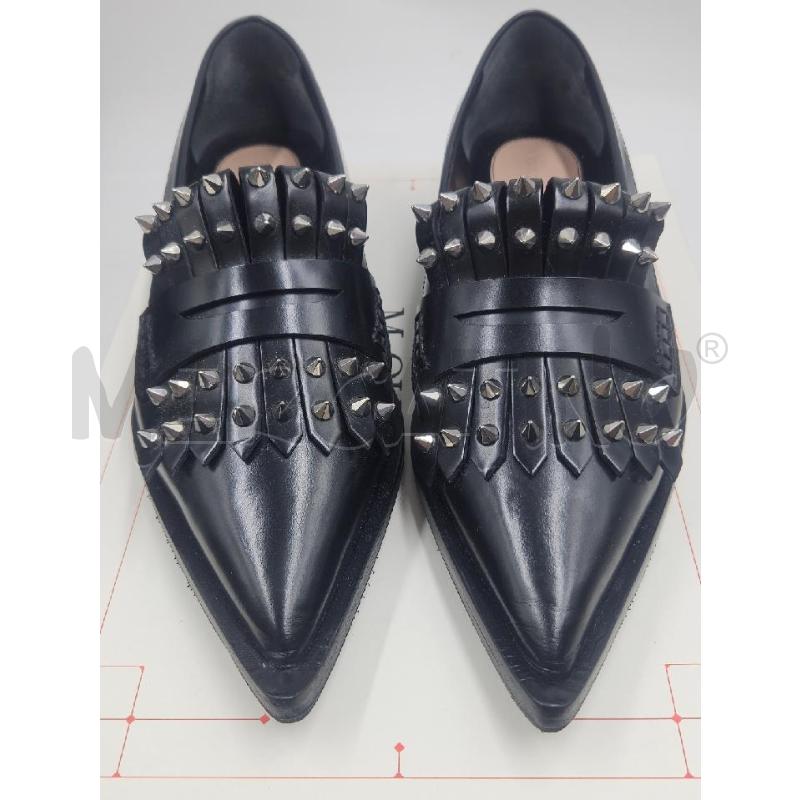 MOCASSINI D ALEXANDER MCQUEEN WATSON NERI CON BORCHIE | Mercatino dell'Usato Verona fiera 5