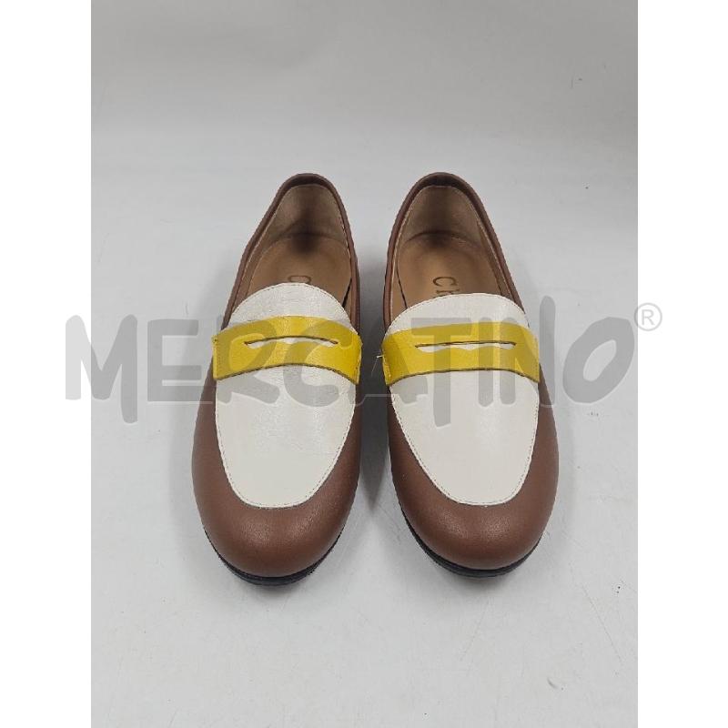 MOCASSINI D CHIMAR BIA MARRONE GIALLE  | Mercatino dell'Usato Verona fiera 2