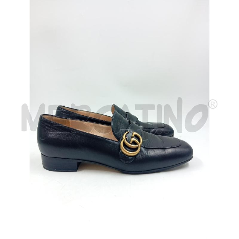 MOCASSINI D GUCCI MARMONT IN PELLE NERI | Mercatino dell'Usato Verona fiera 1