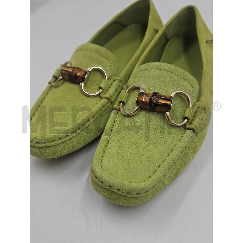 MOCASSINI D GUCCI VERDE INSERTO BAMBOO | Mercatino dell'Usato Verona fiera 5