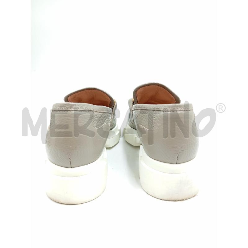 MOCASSINI D POLLINI BEIGE PELLE CATENA DOR  | Mercatino dell'Usato Verona fiera 3