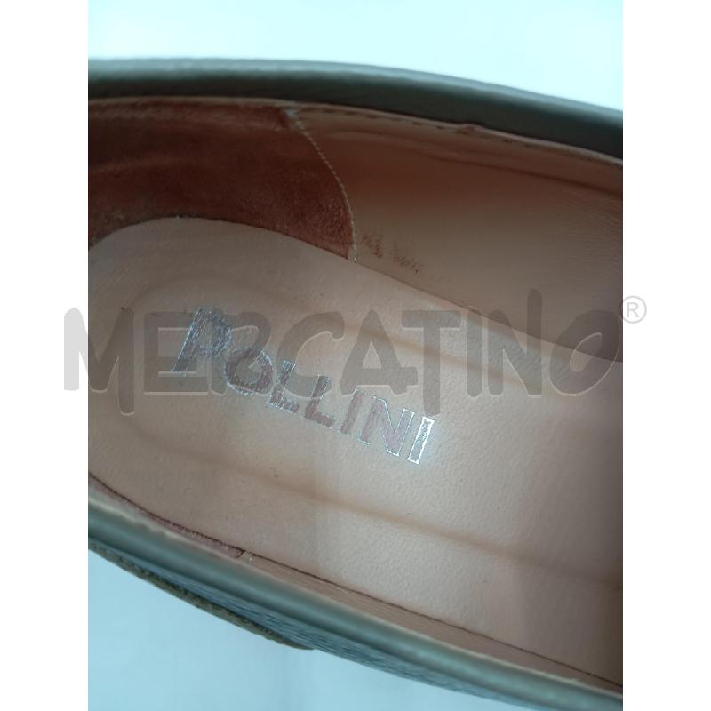 MOCASSINI D POLLINI BEIGE PELLE CATENA DOR  | Mercatino dell'Usato Verona fiera 4