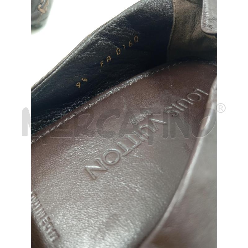 MOCASSINI PELLE UOMO LOUIS VUITTON MARRONE | Mercatino dell'Usato Verona fiera 4