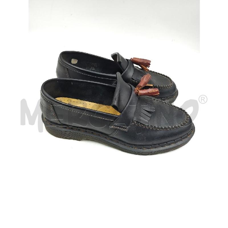 MOCASSINI PELLE U DR MARTENS NERI NAPPINE MARRONI  | Mercatino dell'Usato Verona fiera 2