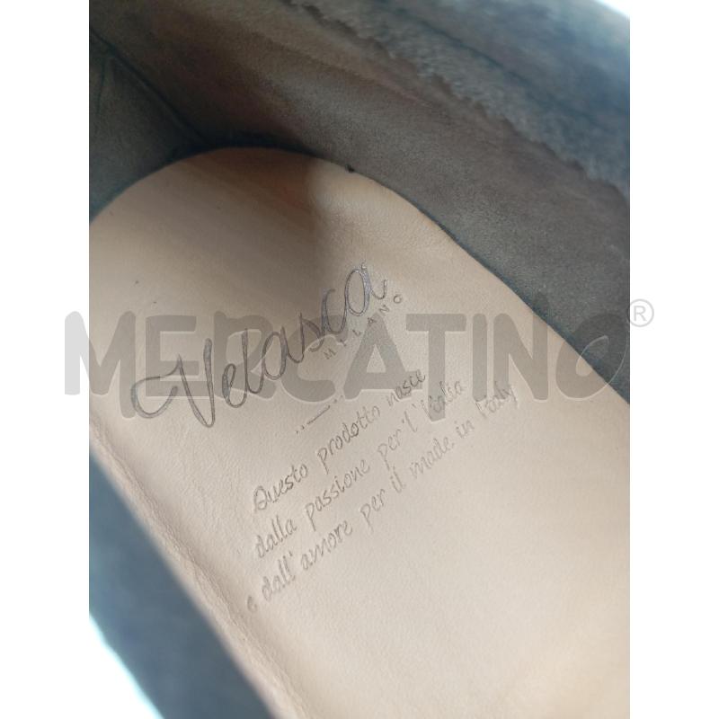 MOCASSINI PELLE U VELASCA SCAMOSCIATI MARRONI  | Mercatino dell'Usato Verona fiera 4