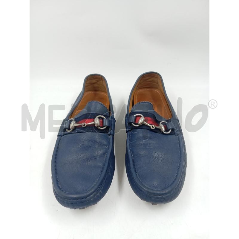 MOCASSINI U GUCCI BLU GANCETTI  | Mercatino dell'Usato Verona fiera 2