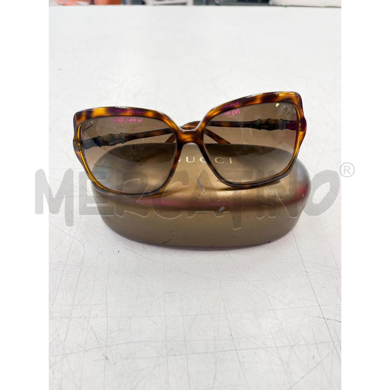 OCCHIALI D GUCCI BANMBOO MARRONI QUADRATI  | Mercatino dell'Usato Verona fiera 1
