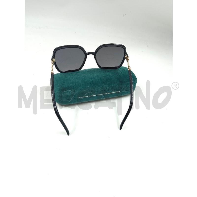 OCCHIALI D GUCCI QUADRATI NERI MORSETTI  LATERALI  | Mercatino dell'Usato Verona fiera 3
