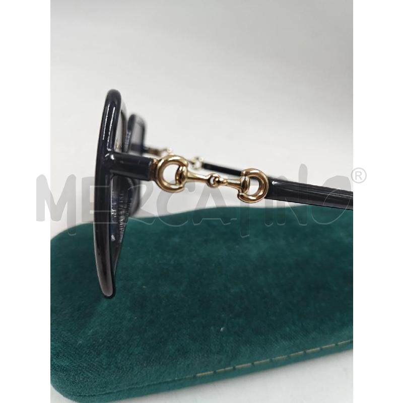 OCCHIALI D GUCCI QUADRATI NERI MORSETTI  LATERALI  | Mercatino dell'Usato Verona fiera 4