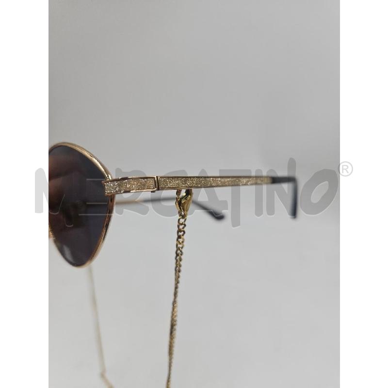 OCCHIALI D JIMMY CHOO SONNY CON CATENELLA  | Mercatino dell'Usato Verona fiera 4