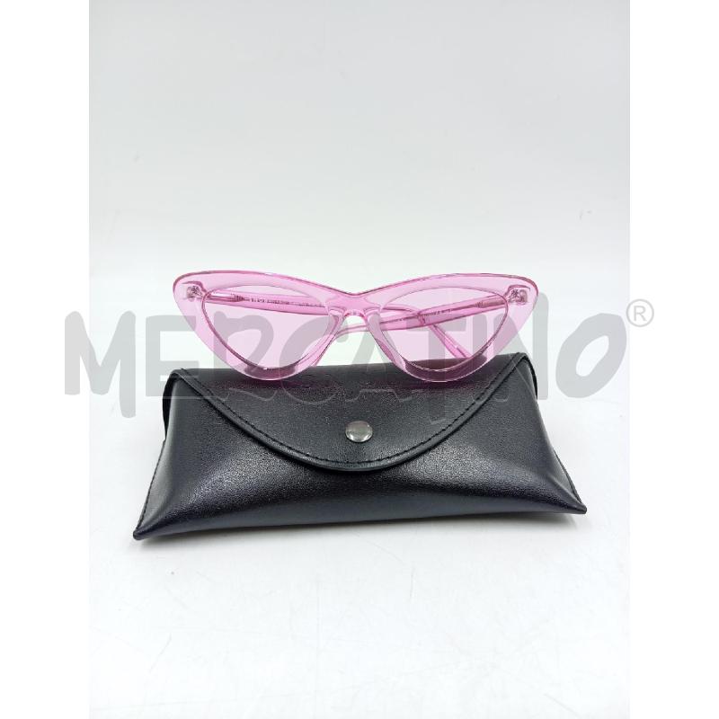 OCCHIALI D SNOB CAT EYE MILANO FUCSIA | Mercatino dell'Usato Verona fiera 1