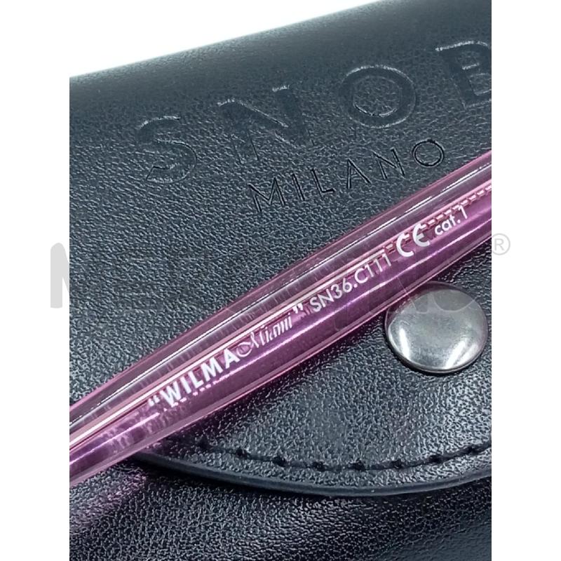 OCCHIALI D SNOB CAT EYE MILANO FUCSIA | Mercatino dell'Usato Verona fiera 3