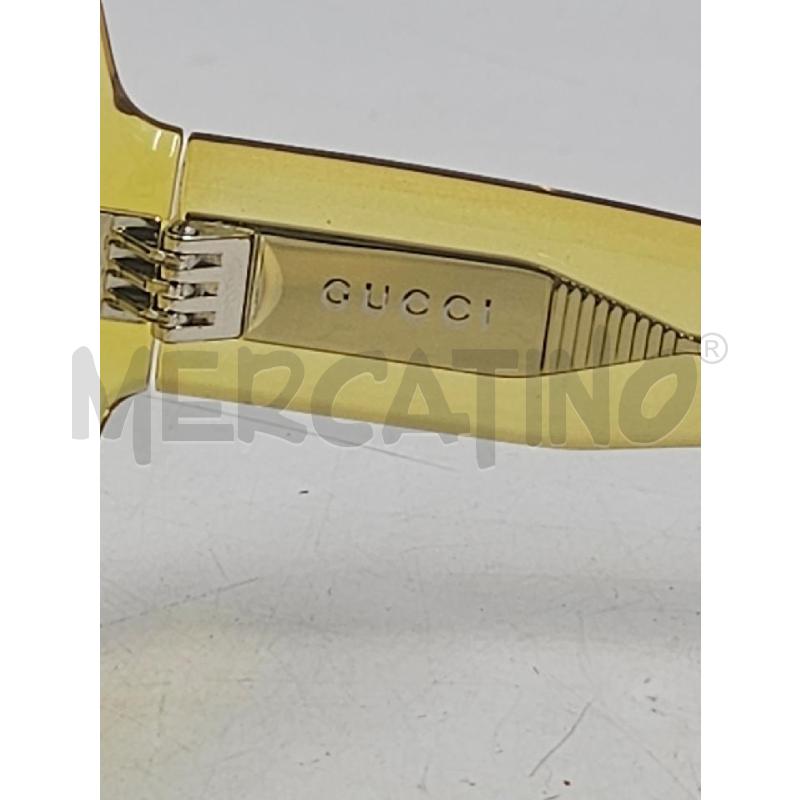 OCCHIALI U GUCCI GIALLO  TRASPARENTE  | Mercatino dell'Usato Verona fiera 3